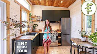 Comfortable Tiny House with Flexible Open Concept Design & Main Floor Bedroom – FULL TOUR