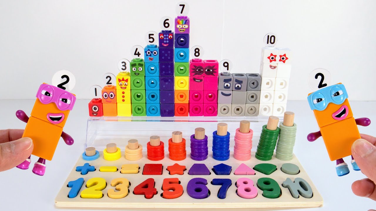 Rescuing Numberblocks with Number Puzzle! The Terrible Twos Attack!