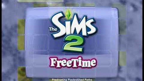 The Sims 2 Freetime Startup Screen