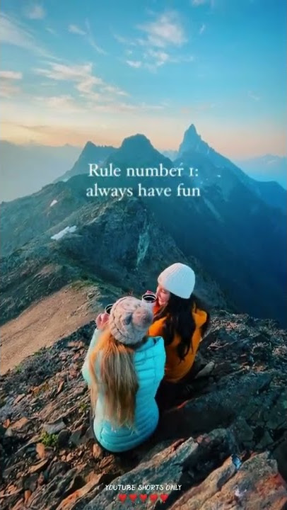 I'VE TWO RULES @1 ALWAYS HAVE FUN @2 LISTEN TO RULE NUMBER ONE !! YOUTUBE SHORTS ONLY !! #SHORTS