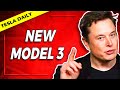 Tesla Reportedly Plans “Early Glimpse” of New Model 3, Huge New Energy Project, Musk Interview