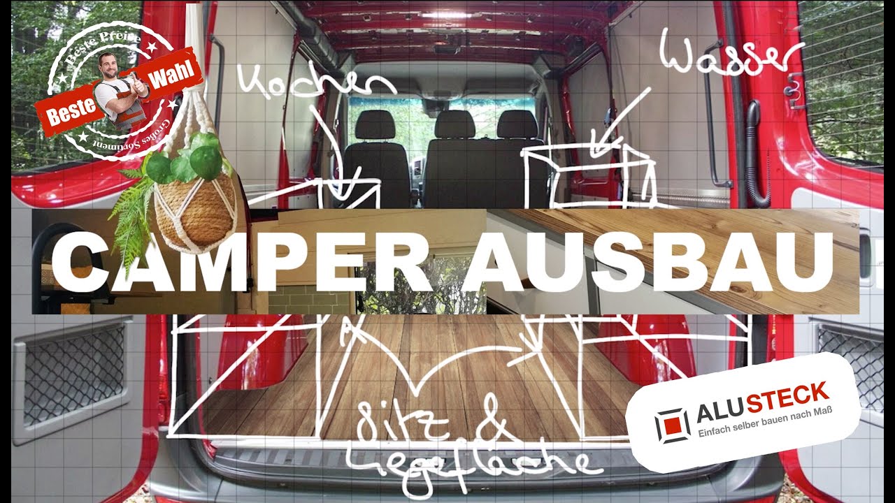 Fiat Ducato Camper Ausbau zum Wohnmobil - ALUSTECK®