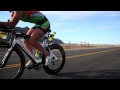 Meridith Kessler St. George 70.3 riding slomo