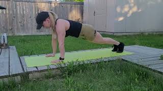 Eccentric Push Up Variation