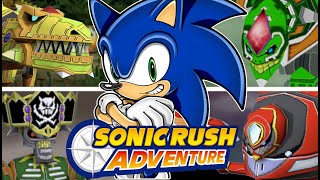 Sonic Rush Adventure: All Bosses (As Sonic)