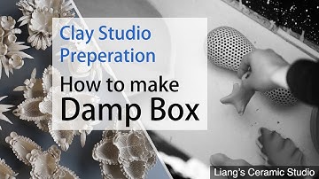 How to make damp box, Essential for ceramic studios