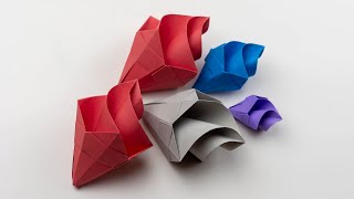 Origami Cone Ice Cream | Cone Ice Cream Using Paper | Paper Craft | DIY