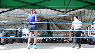 TomNadnaden Quirino Boxing Team vs #JustineHernandez UB....  Fight of the Champions WINNER blue