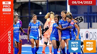FIH Hockey Pro League Season 3: India vs Netherlands (Women), Game 1 highlights