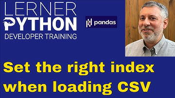 Load your data with the right index in Pandas (read_csv tips)