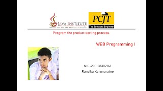 21 |  Program the product sorting process