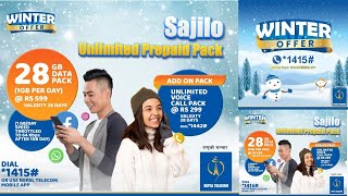 Nepal Telecom Winter Offer Sajilo Unlimited Prepared Data and Voice Pack Offers 2078 | Nepal Telecom