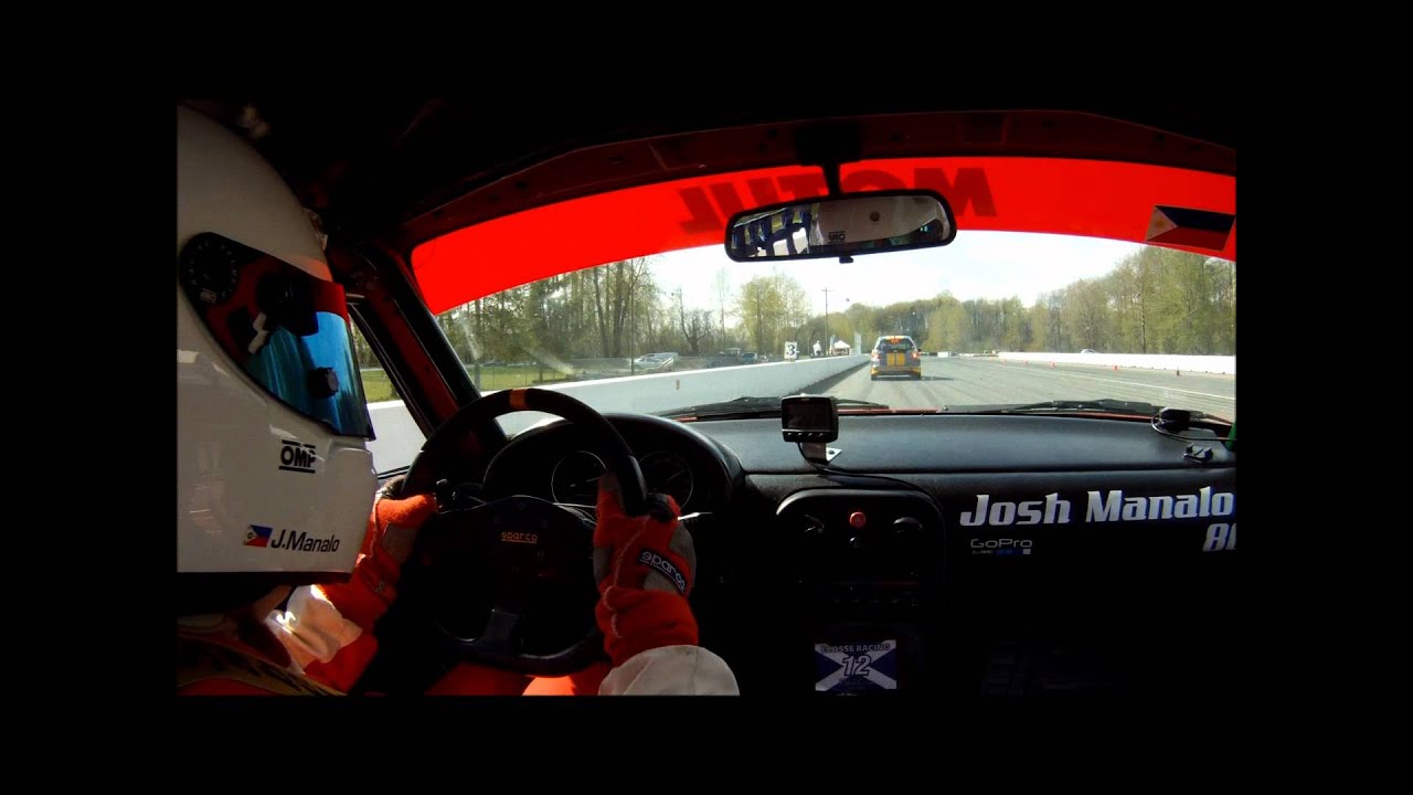 Last Lap Crash at Mission Raceway - YouTube