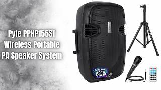Pyle PPHP155ST 1500W PA Speaker 🔊 Bluetooth | 15” Portable Sound System – April 2026 Deal