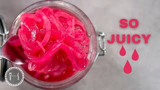 Dr Sebi Approved Mexican Red Pickled Onions  Alkaline Vegan Recipe