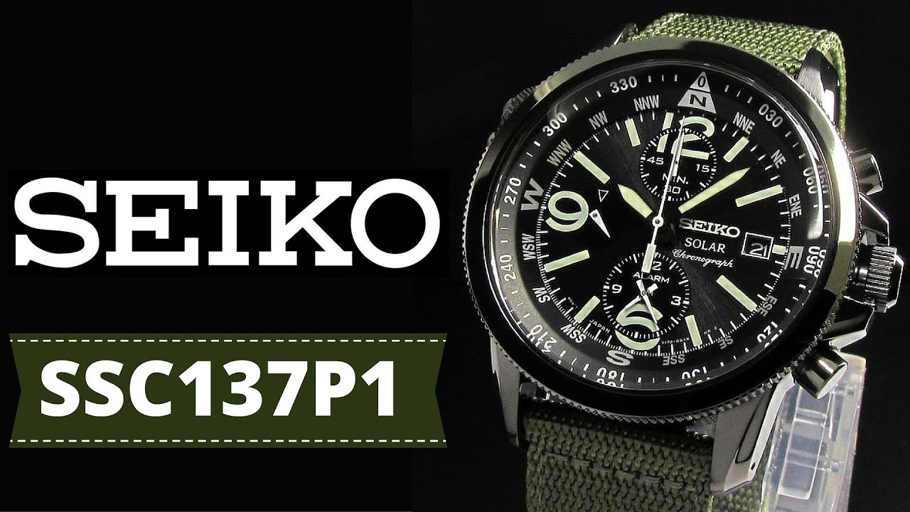 Total 71+ imagen seiko prospex solar military alarm chronograph