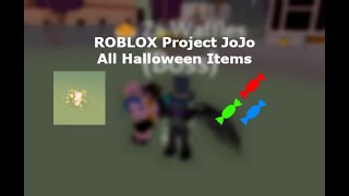 All Halloween Items (Halloween 2020) | ROBLOX Project JoJo