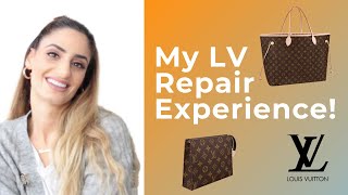 E MONOGRAM LOUIS VUITTON BAG REPAIR EXPERIENCE