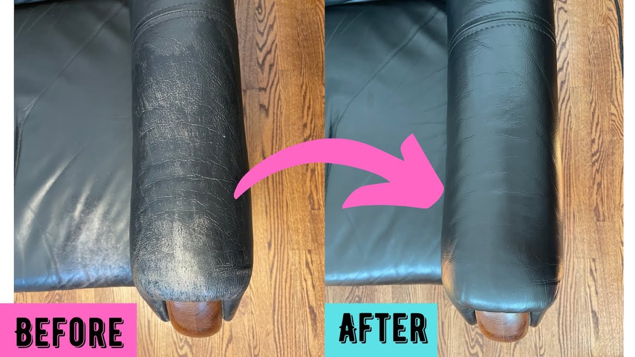 How to Repair a Leather Couch QUICK & EASY with Leather Furniture