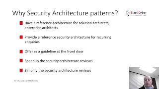 Security Architecture Patterns Video
