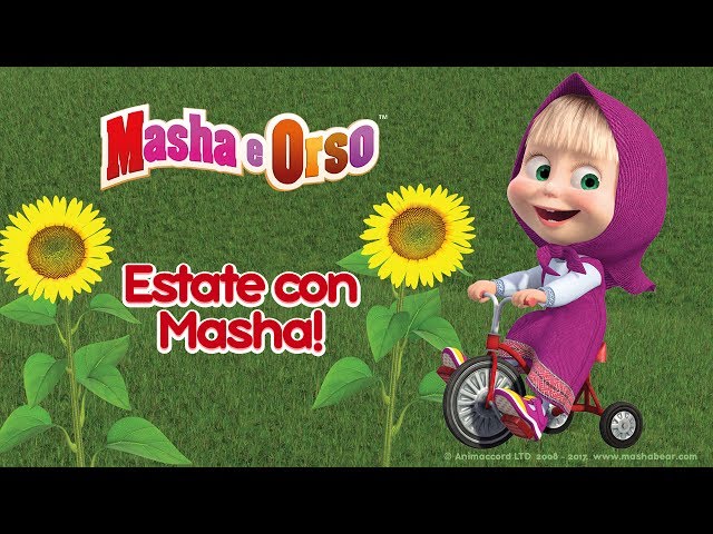 Masha e Orso - ☀️ Estate con Masha! 🌻 Migliore compilation dei cartoni animati estivi per i bambini class=