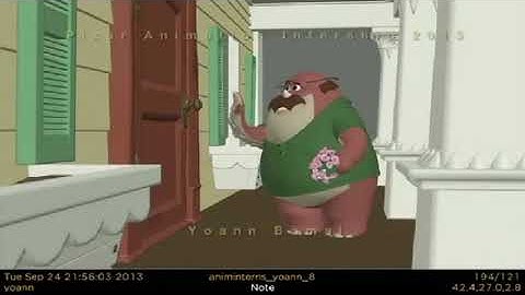 |Monsters University| Don Carlton Test Animation with Sound Part 3