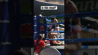 Muay Thai sweep leading to HARD knee