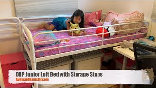 DHP Junior Loft Bed with Storage Steps