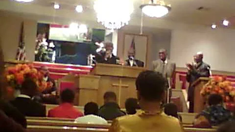 Rev. W Carlton Hopkins at Union MBC