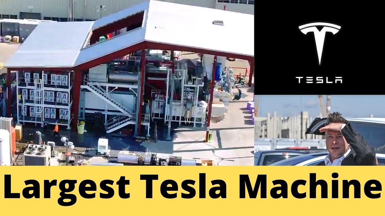 Tesla Shares Rare Video Of World's Largest Die Casting Machine YouTube