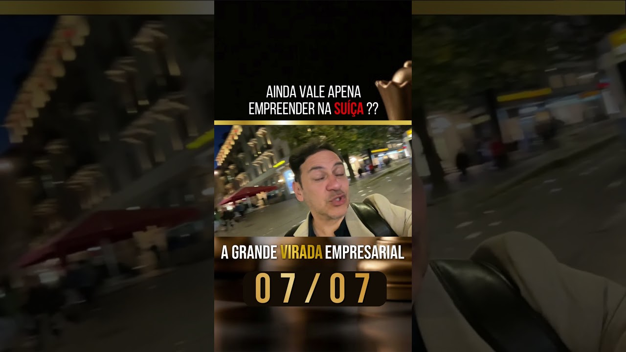 Empreender na Suiça ainda vale a pena | Joshua Moreira - Mentor de Negócios Internacionais