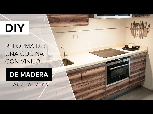 Vinilos para los muebles de cocina: Cómo cambiar el look de tu cocina por  menos de