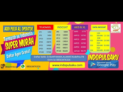 Video Daftar Agen Pulsa Murah Jakarta