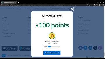 Salesforce Trailhead - Explore New Syntax in JavaScript ES6