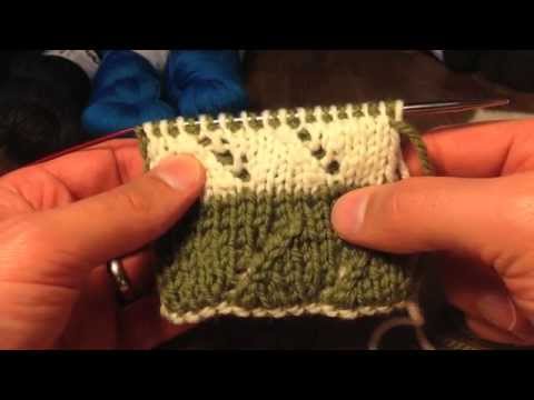 A Sockmatician Tutorial: Connected Yarn Overs in Double-Knitting