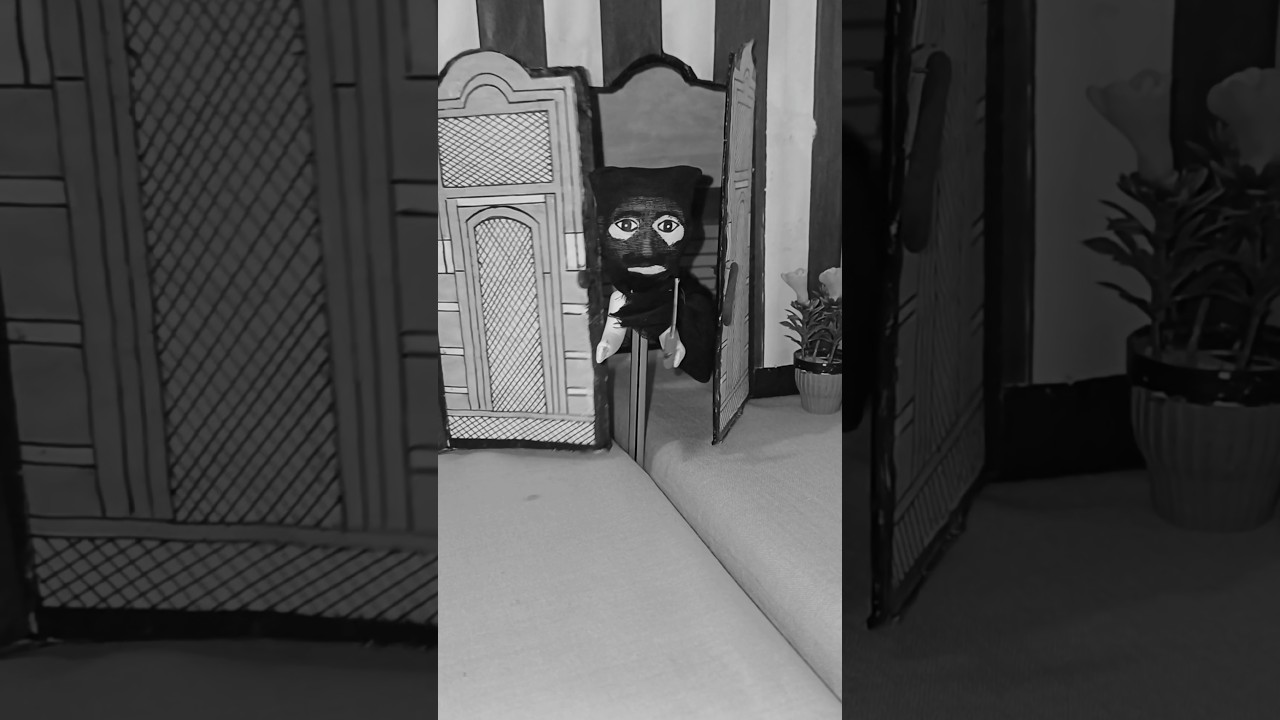 A thief entered Anaya's house 🥷😲😳#shortvideos #scary #Anaya #ghost #comedy #clayart #funny