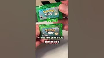 Can you spot the fake Pokémon Emerald?