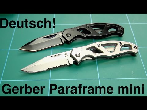 Gerber Paraframe mini fine edge & Tactical Paraphrame mini Tanto (deutsch)