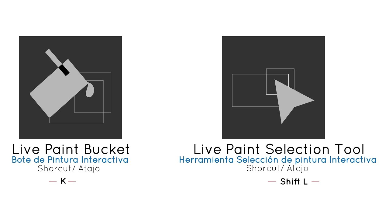 Tutoril Básico de Illustrator CC 2017 - Live Paint Bucket, Live Paint