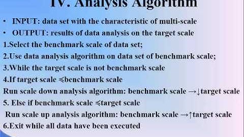 Deep Data Anaylizing Method Based on Scale Space Theory
