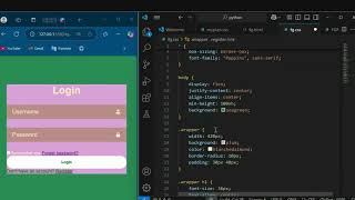 Let's create ForgetNot Registration website using HTML and CSS together