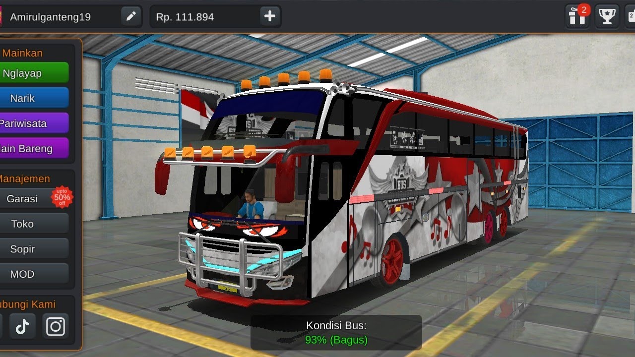 BUS SIMULATOR BASURI ||| TELOLET 🔥 