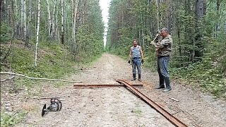 копаем по выбитой дороге #газ69 #коп #металлокоп #сибирь #тайга #метал #изба