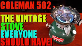 Vintage Coleman Perfection!  Coleman 502 Liquid Fuel Stove