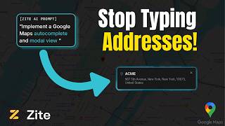 Never Manually Enter an Address Again (Zite + Google Maps)