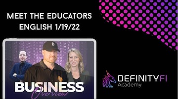 Meet The Educators Of DeFinity FI Academy