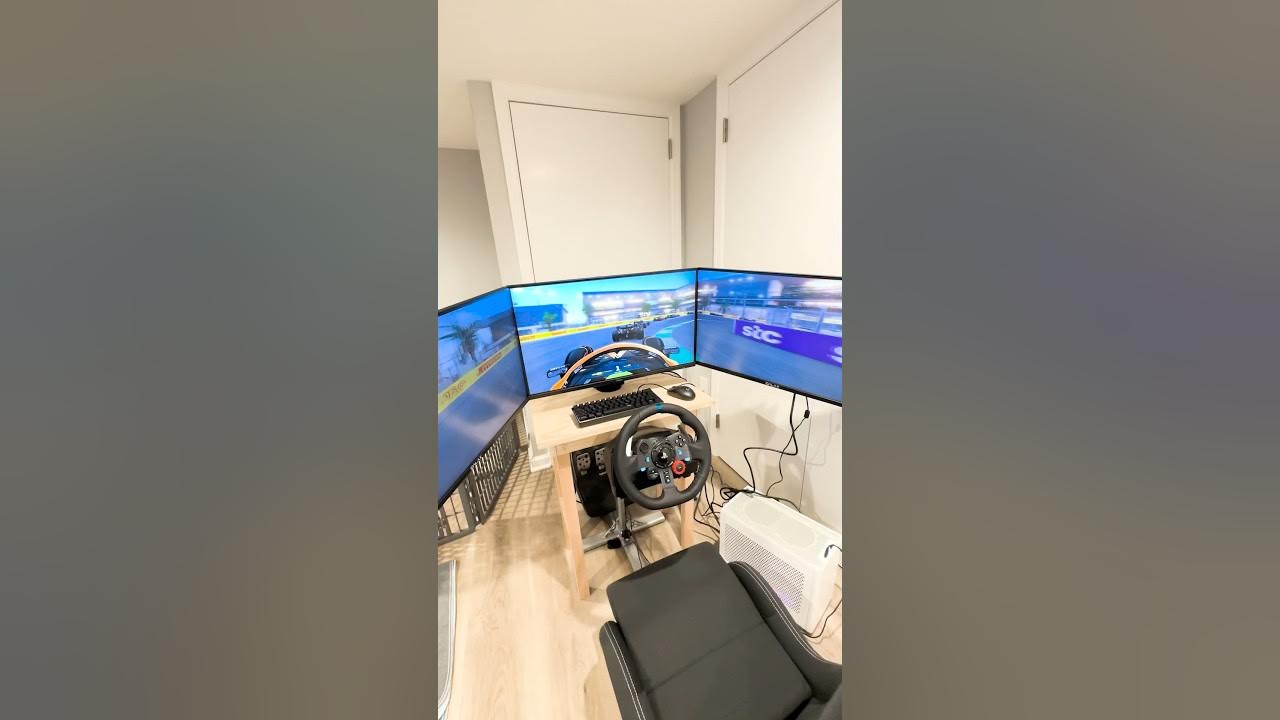 GTRacer l Budget Racing Sim Setup l Affordable Racing Simulator