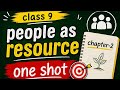 People as Resource |CBSE Class 9th Economics | Chapert-2 Oneshot | NCERT Full chapter| SST