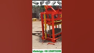 QT4-40 manual hollow block making machine produce solid bricks for Tanzania Kenya clients #QT4-40