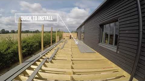 Composite Prime Decking from Taylor Maxwell Installation - PMW Communications Office